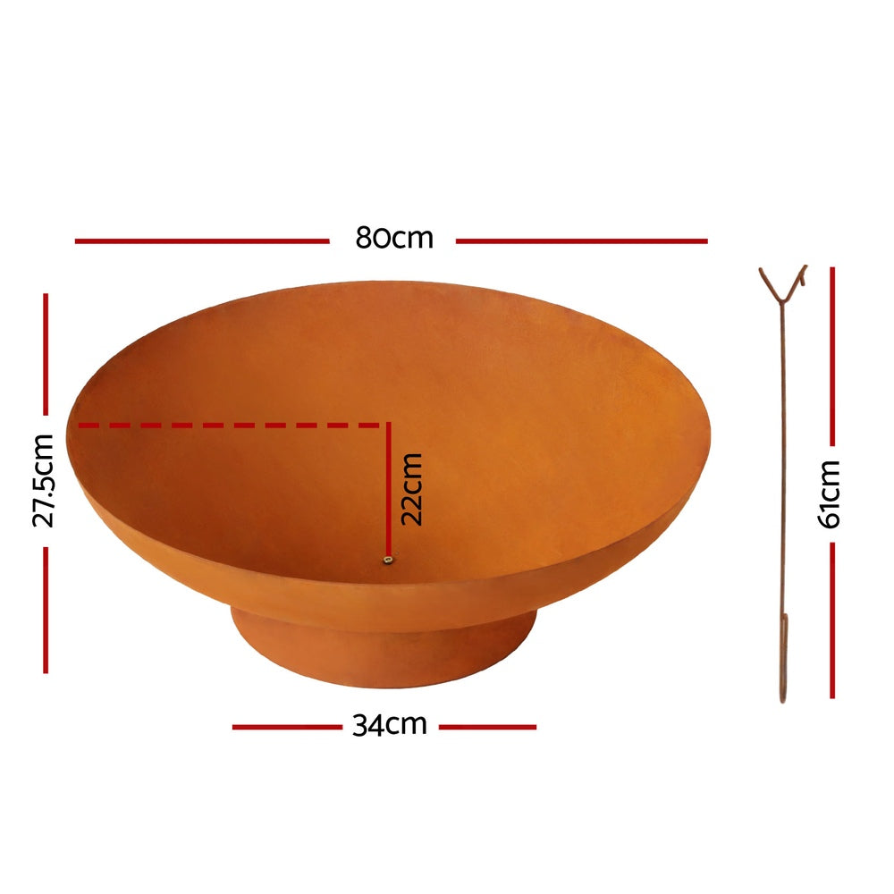 Fire Pit Bowl 80cm