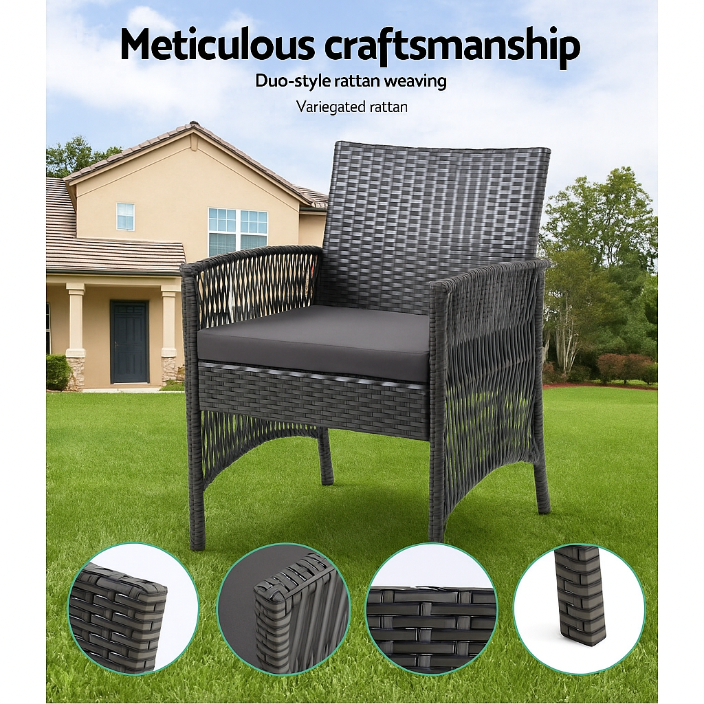 4PCS Outdoor Sofa Set Wicker